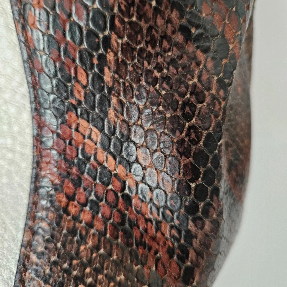 Vince Camuto Hobo Snakeskin Leather Bag 16